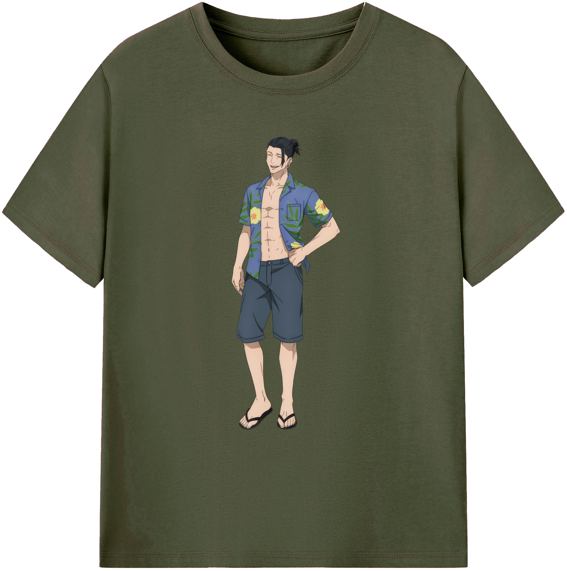 （画像用） 呪術廻戦 Jujutsu Kaisen 綿100％ メンズ半袖Tシャツ｜肌触りやわらか＆通気性